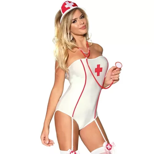 Subblime nővér  jelmez fityulával - S/M