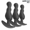 Addicted toys szilikon anal plug szett - 3 db