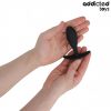 Addicted toys szilikon fekete anal plug szett - 3 db