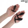 Addicted toys szilikon fekete anal plug szett - 3 db