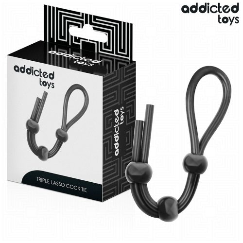 Addicted toys tripla gyűrűs állítható péniszgyűrű