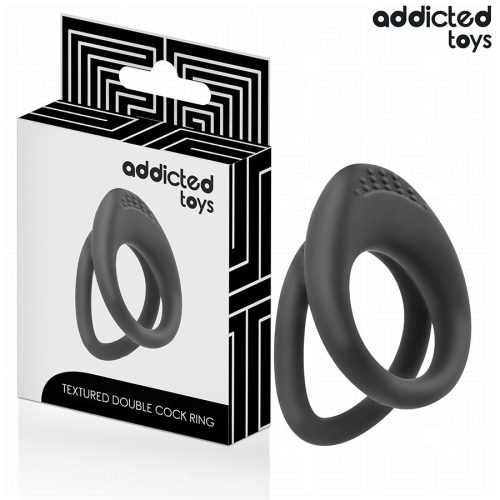 Addicted dupla szilikon pénisz és heregyűrű