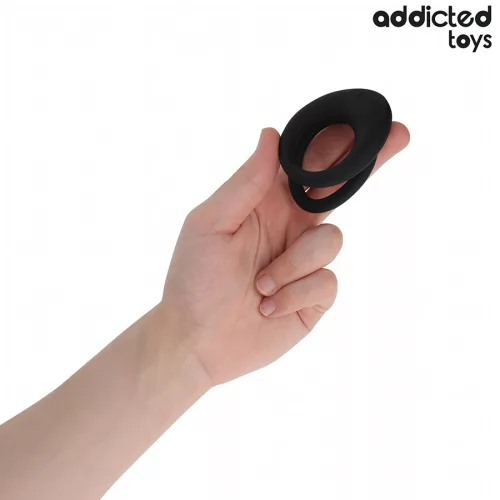 Addicted dupla szilikon pénisz és heregyűrű