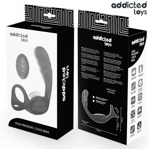 Addicted Toys análvibrátor pénisz és heregyűrűvel