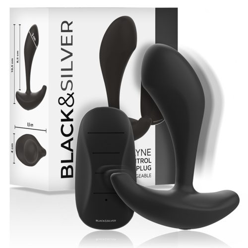 Black&Silver Dwayne tölthető wireless anál vibrátor