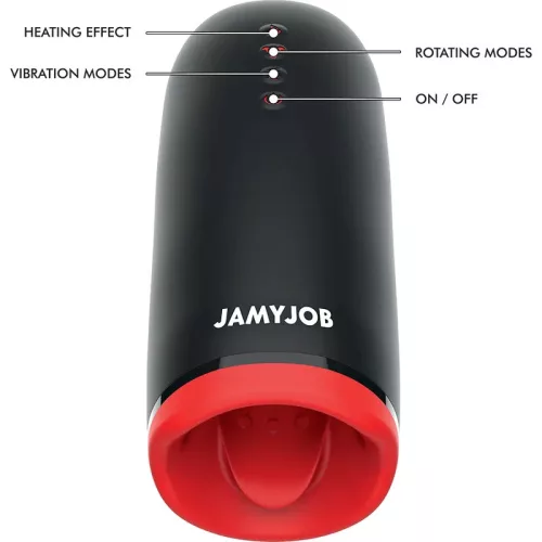 Jamyjob Spin-X maszturbátor forgás és hőfunkcióval