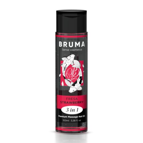 Bruma melegítő hatású epres masszázsolaj - 100 ml