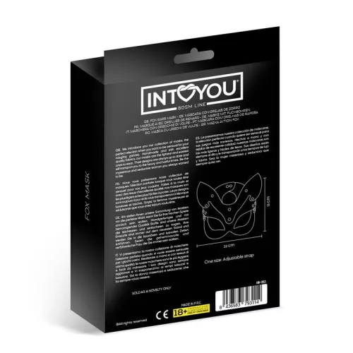 Intoyou állítható fekete cicamaszk