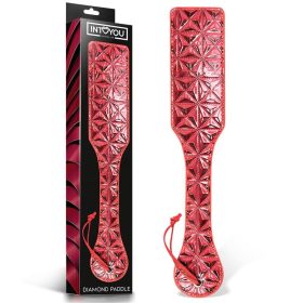 Intoyou Diamond vegán bőr paskoló - piros