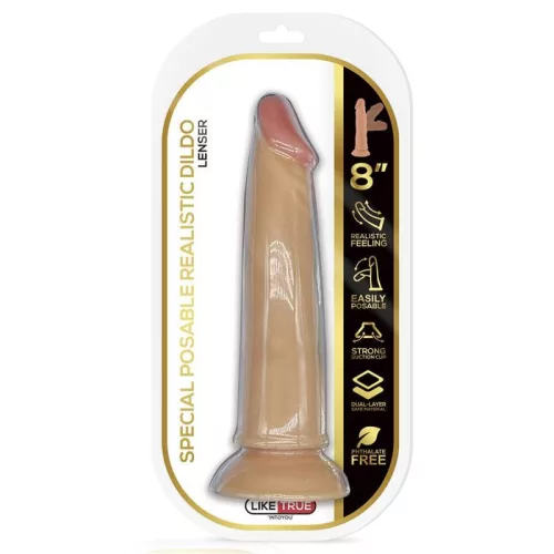 Liketrue Lenser hajlítható gerinces dildó - 21 cm
