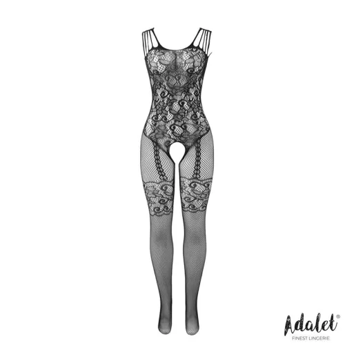 Adalet Floral csipkés nyitott testharisnya - L/XL