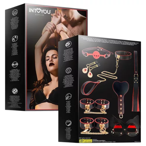 INTOYOU - 8 részes BDSM fekete szett