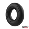 Beast folyékony szilikon fekete péniszgyűrű - 3 cm