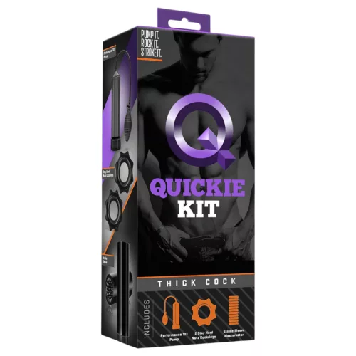 Quickie Kit - péniszpumpa szett - 4 részes
