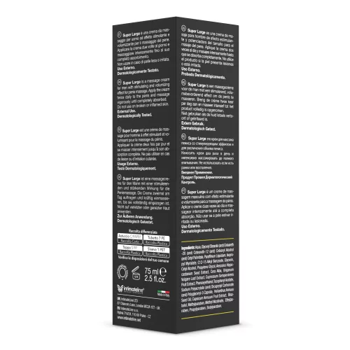 Super Large XXL erekciónövelő krém - 75 ml
