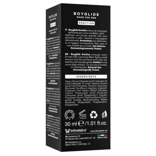 Intimateline Boyglide Erection - stimuláló intim krém férfiaknak