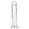 RealRock - áttetsző dildó tapadókoronggal - 12,7 cm