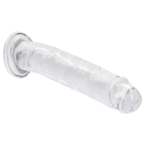 RealRock - áttetsző dildó tapadókoronggal - 12,7 cm