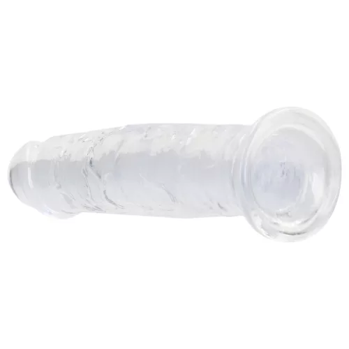 RealRock - áttetsző dildó tapadókoronggal - 12,7 cm