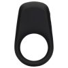 Loveline - akkus, vibrációs fekete péniszgyűrű