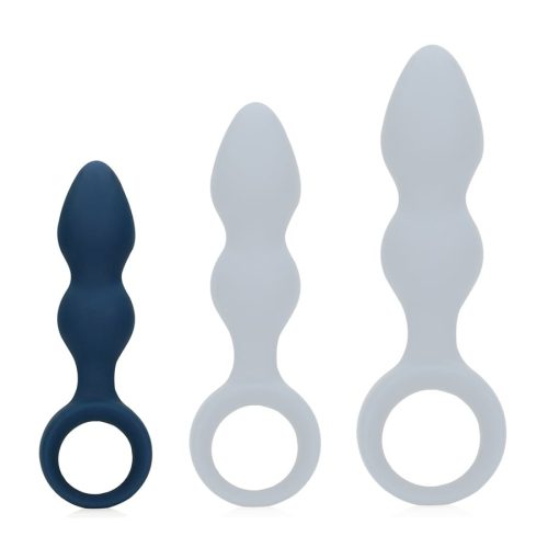 Loveline szilikon golyós anál füzér - 9 cm