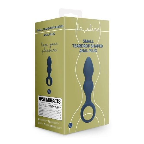 Loveline szilikon golyós anál füzér - 9 cm