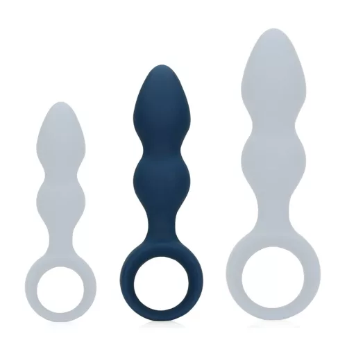 Loveline szilikon golyós anál füzér - 9 cm