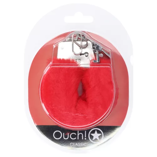Ouch! - piros plüss bilincs