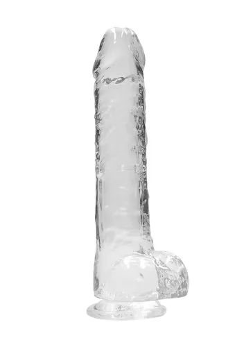 RealRock - átlátszó élethű dildó - 22cm