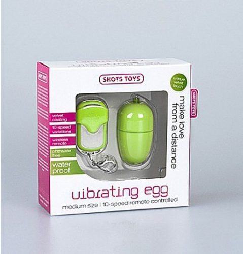 Shots vibráiós tojás - zöld