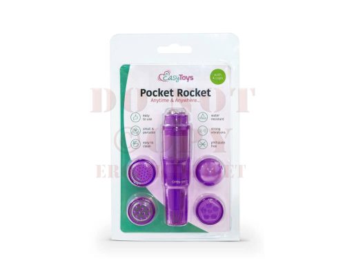 Easytoys Pocket Rocket csiklóizgató szett - lila