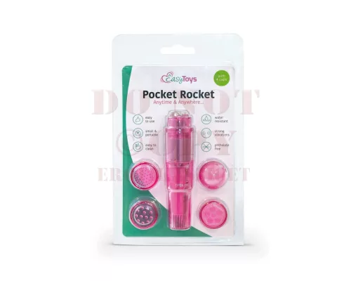 Easytoys Pocket Rocket csiklóizgató szett - pink