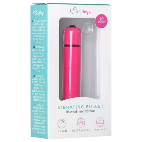 Easytoys mini vízálló rúdvibrátor - pink