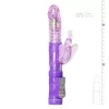 Easytoys Butterfly - lila forgó-lökő vibrátor 