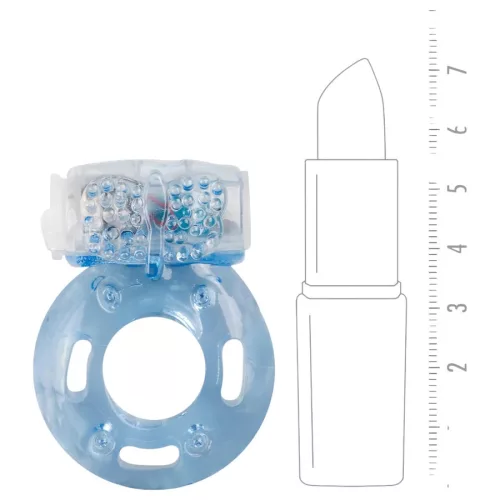 Egyszeri vibrációs kék péniszgyűrű - Easytoys