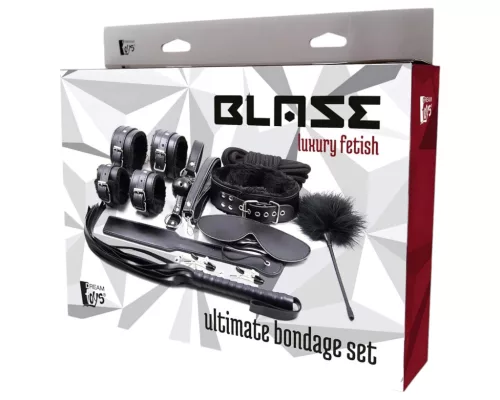 Blaze Ultimate fekete kötöző szett - 10 részes 