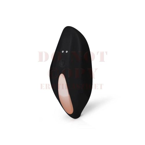 Exkluzív akkus rádiós vibrációs csipkés fekete tanga - Pantyrebel