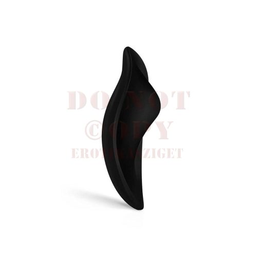 Exkluzív akkus rádiós vibrációs csipkés fekete tanga - Pantyrebel