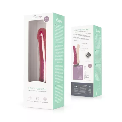 Easytoys Jelly Passion - élethű pink vibrátor
