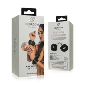 Bedroom Fantasies - fekete csukló bilincs lánccal Bedroom Fantasies - fekete csukló bilincs lánccal