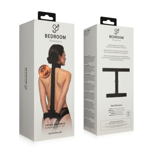 Bedroom Fantasies puha fekete nyakörv bilincsekkel