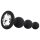 Easytoys golyós fekete anál plug 