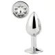 Gleaming Love - ezüst anál plug