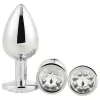 Gleaming Love - ezüst anál plug szett - 3 részes