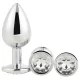 Gleaming Love - ezüst anál plug szett - 3 részes