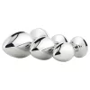 Gleaming Love - ezüst anál plug szett - 3 részes
