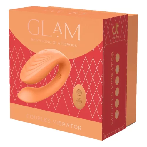 Glam akkus rádiós párvibrátor - narancs