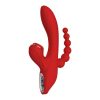 Dreamtoys tölthető tripla karos piros vibrátor