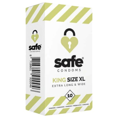 Safe King Size XL óvszer - 10 db