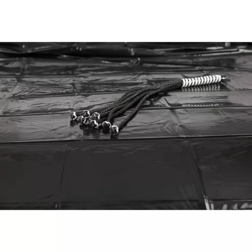 Fetish - lakk lepedő - 200 × 230 cm (fekete)